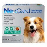 Comprimido Antiparasitário Para Pulga Merial Nexgard Para Cão De 10kg A 25kg