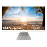 Computador All In One Slim I5 Tela 23 8 Ssd 512gb 8gb Ram