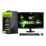 Computador Completo Fácil Core I5 10400f 16gb Ssd 240gb