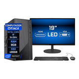 Computador Completo Fácil Intel Core I7 3 4ghz 8gb Ssd 480gb