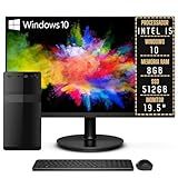 Computador Completo Intel Core I5 8GB SSD 512GB Windows 10 Monitor LED 19 5 HDMI 3green Windows 10