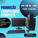 Computador Completo Pentium Dual Core Promoção