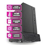 Computador CPU Core I3 4GB SSD 240GB Wifi Garantia De 1 Ano PC Master