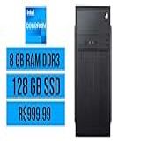 Computador De Mesa DF Tech Classic- Core 2 Duo E7500- 8GB RAM DDR3- SSD 128GB
