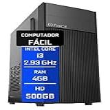 Computador Fácil Intel Core I3 DDR3 2 93Ghz 4GB HD 500GB