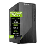 Computador Fácil Intel Core I5 10400 16gb Ddr4 Ssd 960gb