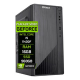Computador Fácil Intel I5 11400f 16gb Ddr4 Geforce Ssd 960gb