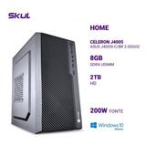 Computador Home H100 Celeron J4005 2bg Ddr4 Hd 2tb Windows