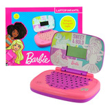 Computador Laptop Infantil Barbie Rosa C