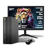 Computador On SLIM I5 8GB 512GB NVMe Win10 Monitor 21 Polegadas