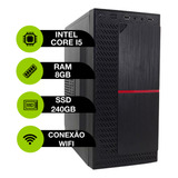 Computador Pc Core I5 4 Ger 8gb Ddr3 Ssd 240gb Mini Atx