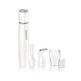 CONAIR Depilador Feminino Aparador Facial E Corporal All In One 5 Acessórios Sem Fio Pilha