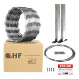 Concertina 20 Cm Kit Completo De Instalação 05 Metros