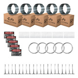 Concertina Cerca Arame 30 Cm Kit Instalação P 50 Metros