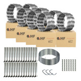 Concertina Cerca Kit Completo 45cm Para 90 Metros