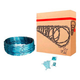 Concertina Dupla Clipada Zn 45cm Kit 5mt Calhaforte 29pçs