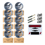 Concertina Eletrificada 30cm Para 50 Metros Kit Instalação
