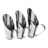 Concha De Cereais Ração Sólidos Inox 50g Cor Cinza