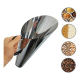 Concha Inox Grande 2 Kg Cereais Grãos Ração Gelo Alimentos