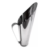 Concha Para Cereais Inox 2000g Cor Cinza