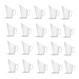 Concha Para Cereais Plastica 100 Ml Kit 20 Peças