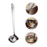 Concha Separadora Colher Para Servir Molho Caldo Multiuso Aço Inox Pogala