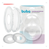 Conchas Protetoras Amamentação Base De Silicone Macio Buba
