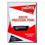 Concurso Descomplicado Direito Processual Penal De Moacir Martini De Araujo Editora Rideel Em Português