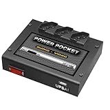 Condicionador De Energia Proteção Filtro Entrada 220v E 3 Saídas 220v C USB Áudio Vídeo Home Theater Upsai Power Pocket