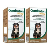 Condroton 1000 Mg 60 Comprimidos Kit Com 2 Vetnil