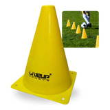 Cone De Agilidade Para Demarcação Com 18 Cm Amarelo Liveup