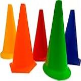 Cone Demarcatório 23 Cm Kit Com 10 Unidades