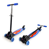 Conect Brinq Bv0012 Cor Azul Patinete Infantil Dobrável 4 Rodas