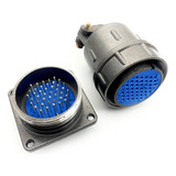 Conector 42 Pinos Vias Militar Macho E Fêmea P Fueltech