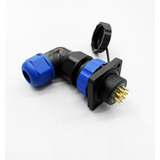 Conector 7 Vias Ip68 Prova D água Sd20 Colheitadeira Trator