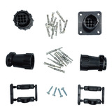 Conector 9 Vias Cpc Kit Macho E Fêmea Fueltech Pandoo