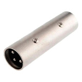 Conector Adaptador Xlr Macho Xlr Macho Inversor De Gênero