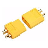Conector Airsoft Xt60 Banhado A Ouro 4 Pares Macho E Fêmea