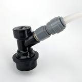 Conector Ball Lock Líquido C Rosca E Engate Rápido Tubo 3 8