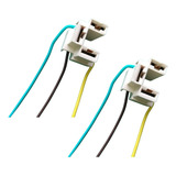 Conector Chicote Soquete Fio Plug Lâmpada Do Farol H4   2 Pç