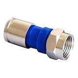 Conector Compressão Rg6 Para Cabo Coaxial 50 Und