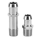 Conector De Acessórios Para Mangueira De Aquecedor 2 Peças Montagem Universal De Aço Inoxidável Premium Bomba De água De 3 4 Polegadas Entrada De 5 8 Polegadas Para Acessório