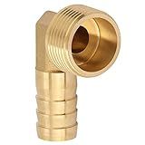 Conector De Acoplamento De Mangueira De Cotovelo De Rosca Macho De 3 4 De Latão Encaixe Resistente Para Unir Mangueiras E Tubos 1 