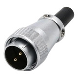 Conector De Aviação Plugue Macho Ws24 2 Cabeça Masculina