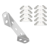 Conector De Canto Para Móveis Universal Prateleira 10 Peças