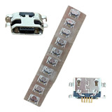 Conector De Carga Compativel Galaxy A10s A107 Kit 10 Peças
