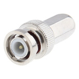 Conector De Compressão Macho Hexagonal Bnc De 10 Peças