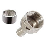 Conector De Ilhos Rg59 Pacote 100 Peças