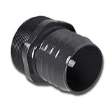 Conector De Mangueira De PVC Farpado De 5 Polegadas Inserção Farpada De 5 Cm X 5 Cm MNPT SCH 40 Acessórios De Mangueira De Jardim Conector Farpado Adaptador De Mangueira Para Mangueira De água