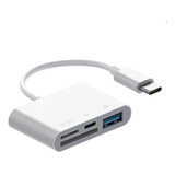Conector Do Adaptador Do Hub Do Leitor De Cartão De Memória